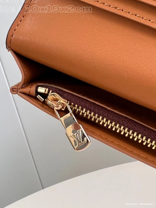 Official oldcobbler BRAZZA LOUIS VUITTON WALLET-10*19*2cm 0709